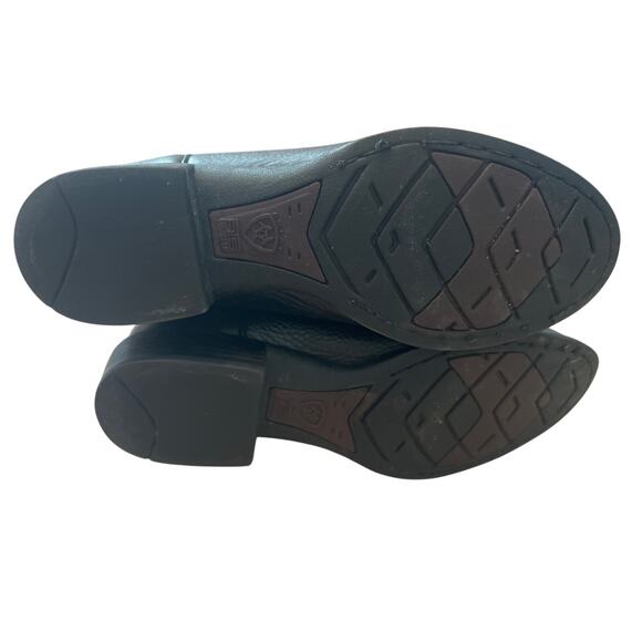 Ariat Heritage STOCKMAN Western Rodeo Cowboy Boots Men's Size 10.5 D Black - Picture 7 of 9